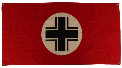 WWII GERMAN VEHICLE IDENTIFICATION FLAG BOUHLER