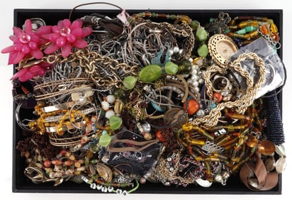 5.8 POUNDS OF ASSORTED COSTUME JEWELRY