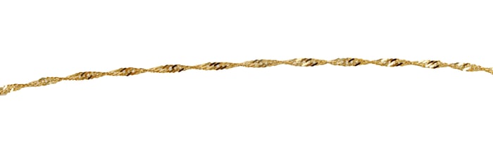14K GOLD BRAIDED ROPE CHAIN BRACELET