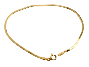 14K GOLD SNAKE ROPE CHAIN BRACELET