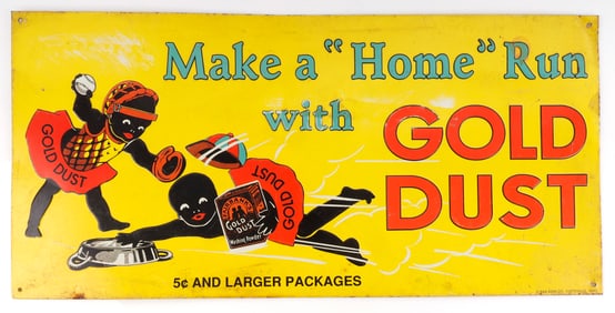 GOLD DUST WASHING POWDER ADVERTISING METAL SIGN