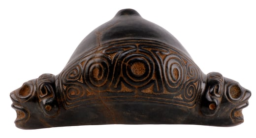 PRECOLUMBIAN TAINO TWO HEADED ZEMI