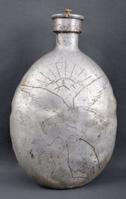 WWII GERMAN THIRD REICH ENGRAVED CANTEEN