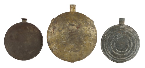 U.S. CIVIL WAR UNION CANTEEN LOT OF 3