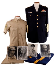 WWII US ARMY NAMED COMBAT INFANTRYMAN GROUPING