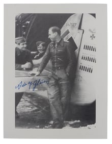 WWII GERMAN THIRD REICH ADDI GLUNZ SIGNATURE