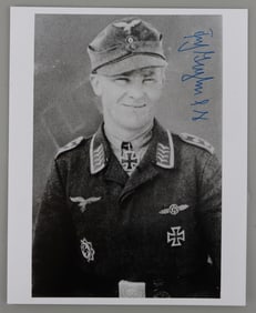 WWII GERMAN THIRD REICH FRITZ TEGTMEIER SIGNATURE