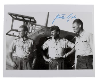 WWII GERMAN THIRD REICH GUNTHER RALL SIGNATURE