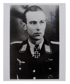 WWII GERMAN THIRD REICH RUDOLF TRENKEL SIGNATURE