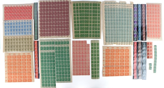 WWII GERMAN THIRD REICH STAMPS OVER ONE THOUSAND