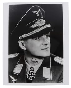 WWII GERMAN THIRD REICH WOLFGANG SPATE SIGNATURE