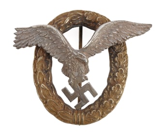 WWII GERMAN LUFTWAFFE PILOT OBSERVER BADGE