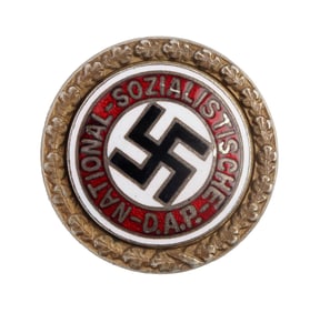 WWII GERMAN REICH NSDAP BADGE IN GOLD