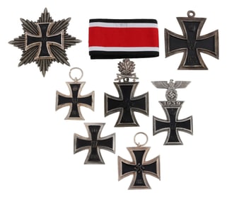 WWII GERMAN THIRD REICH IRON CROSS LOT OF 7