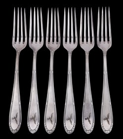WWII GERMAN THIRD REICH SILVERWARE LOT OF 6