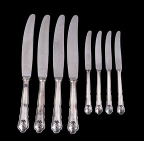 WWII GERMAN THIRD REICH SILVERWARE LOT OF 8