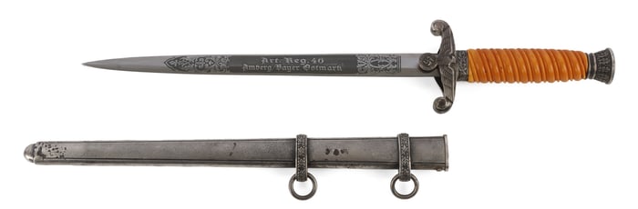 WWII GERMAN LUFTWAFFE ALCOSO DAGGER ART. REG. 46