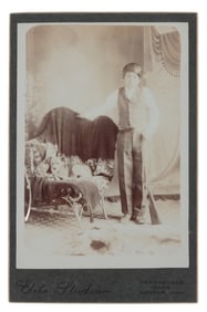 JOHN HANSEN CABINET PHOTOGRAPH OF A NATIVE CHILD