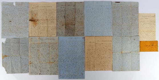 CALIFORNIA GOLD RUSH MORMON ISLAND ALS LETTER COLLECTION