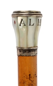 ALHAMBRA WALKING STICK CANE WITH 3 DICE