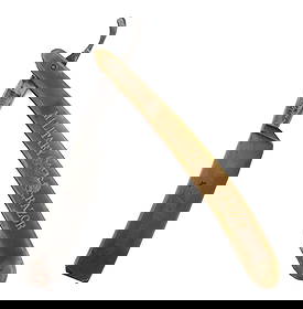 STRAIGHT RAZOR BY MILITARY RAZOR 'THE FAVORITE': A straight razor by Military Razor, reading 'the Favorite' on the blade. Very good, original condition.