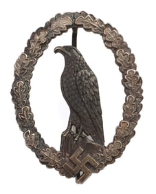 WWII GERMAN LUFTWAFFE RETIRED PILOT BADGE