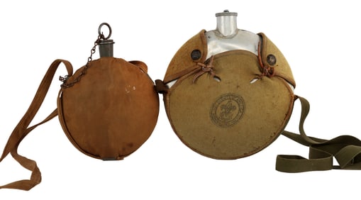 US BOY SCOUTS OF AMERICA CANTEENS LOT OF 2