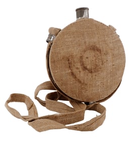 US CIVIL WAR BULLSEYE DRUM CANTEEN