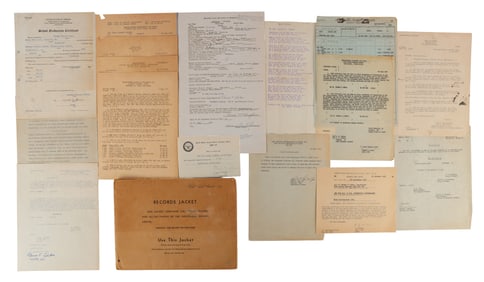 KOREAN WAR USAF 12TH TACTICAL RECON SERVICE RECORD