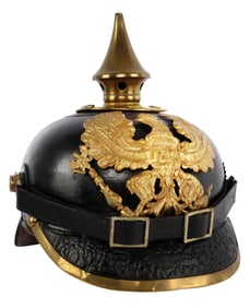 WWI ENLISTED MAN PRUSSIAN PICKELHAUBE SPIKE HELMET