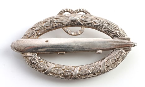 WWI GERMAN NAVY ZEPPELIN COMMEMORATIVE BADGE
