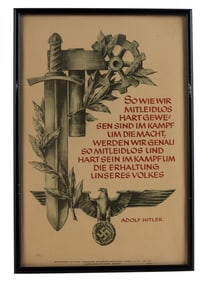 JULY 1942 THIRD REICH PROPAGANDA POSTER