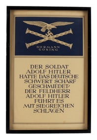 MARCH 1942 GORING THIRD REICH PROPAGANDA POSTER