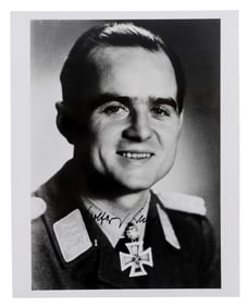 WWII GERMAN THIRD REICH WOLFGANG SPATE SIGNATURE