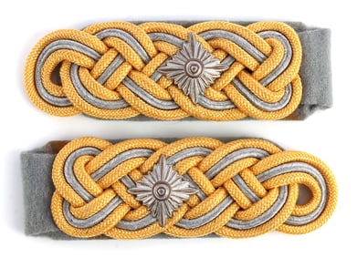 WAFFEN SS GENERALS SHOULDER BOARDS WWII GERMAN
