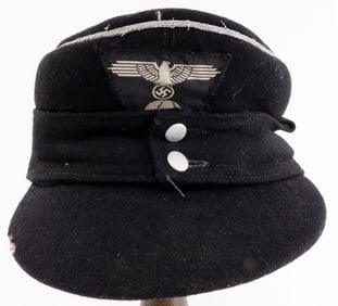 ALLGEMEINE-SS MODEL 43 FIELD CAP WWII GERMAN REICH