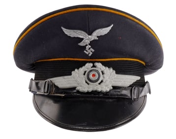 LUFTWAFFE FELDGENDARMERIE VISOR WWII GERMAN REICH