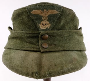 SS MODEL 43 FIELD CAP WWII GERMAN THIRD REICH