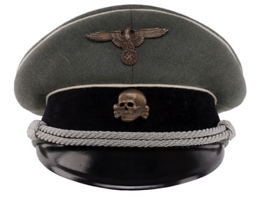 WAFFEN SS OFFICER VISOR WWII GERMAN REICH