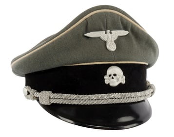 WAFFEN SS OFFICER VISOR WWII GERMAN REICH