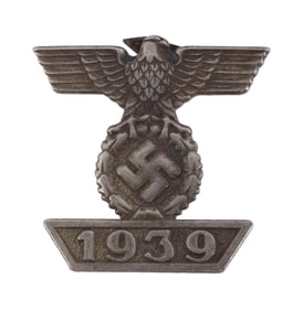 WWII GERMAN IRON CROSS SPANGE 1939 C.E. JUNCKER