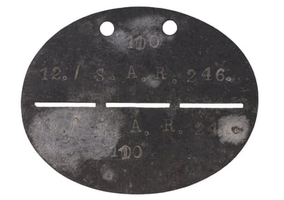 WWII GERMAN REICH WEHRMACHT DOG TAG
