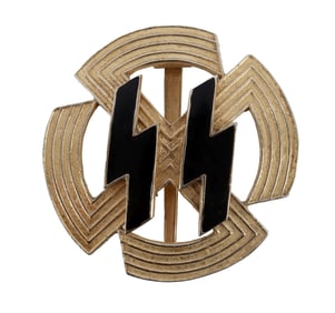 WWII GERMAN SS PROFICIENCY SPORT BADGE