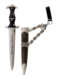 CHAINED SS HONOR DAGGER WWII GERMAN REICH