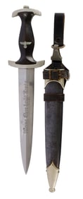 SS HONOR DAGGER W SERIAL NUMBER WWII GERMAN