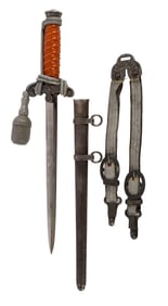 WEHRMACHT HEER DAGGER DOUBLE ETCHED GERMAN REICH