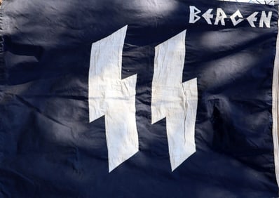 GERMANY THIRD REICH OCCUPIED NORWAY SS FLAG