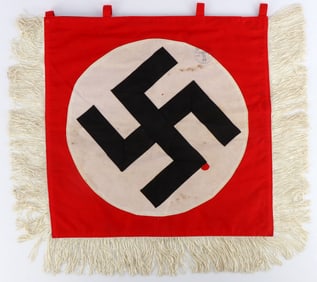 NSDAP AND SS TRUMPET BANNER WWII GERMAN