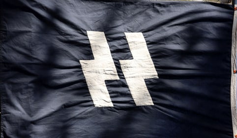 SS BERLIN 1936 BANNER FLAG WWII GERMAN