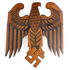 WWII GERMAN REICH WOODEN REICHSADLER HITLERJUGEND